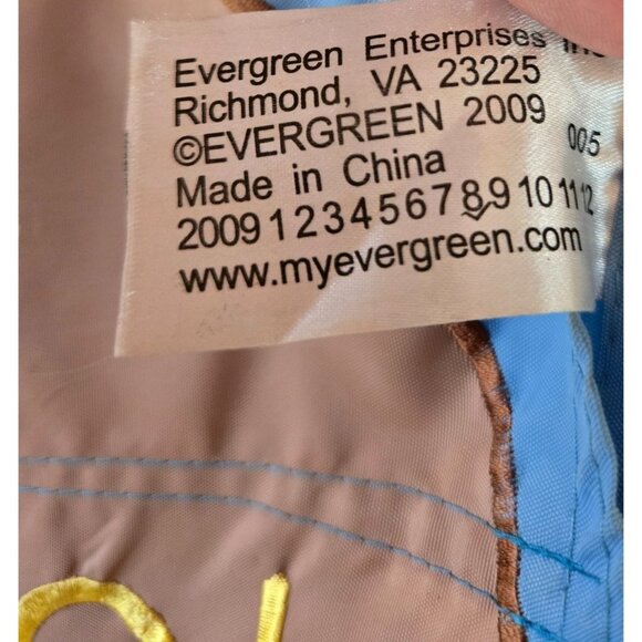 Evergreen Thanksgiving "Give Thanks" Embroidered Garden Flag - Picture 3 of 4